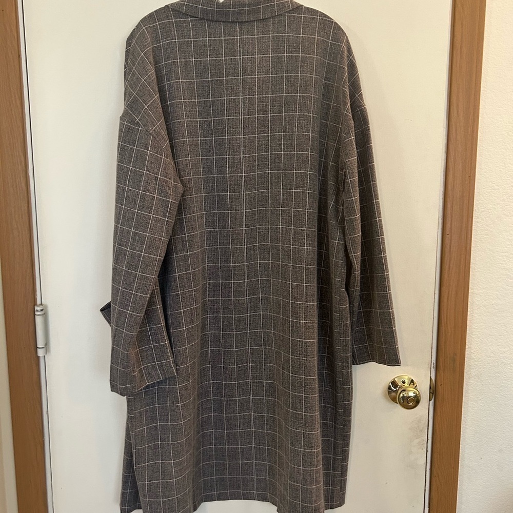 Lumiere Large Gray, Long Line, Open Front Jacket … - image 5